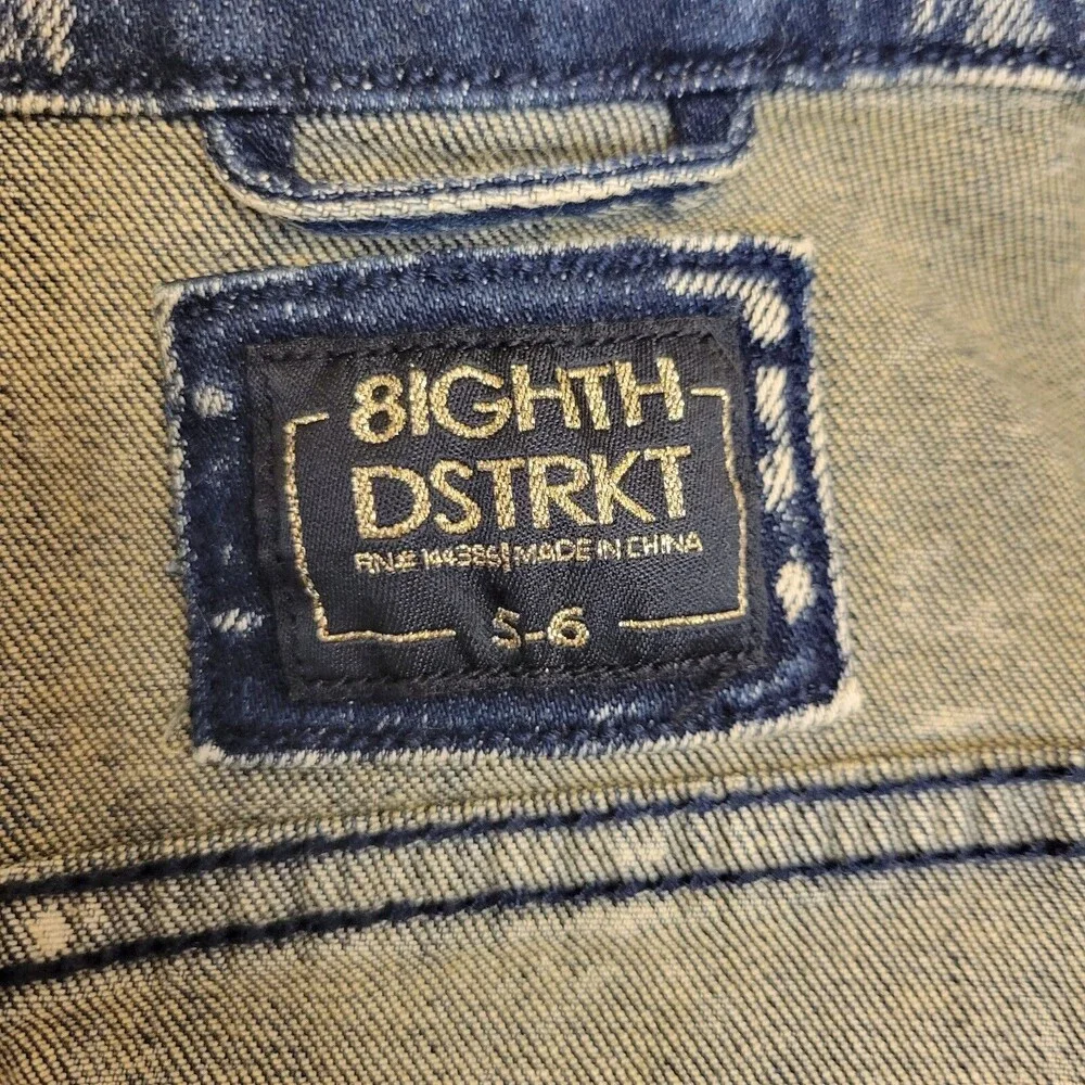 8IGHTH DSTRKT Authentic Denim Jeans Kids Unisex Jacket